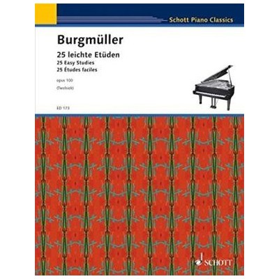 Burgmuller 25 estudios faciles op.100 para piano (twelsiek)