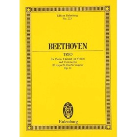 Beethoven l.v. trio (pno, cl(vl), cll) op. 11 (study score)