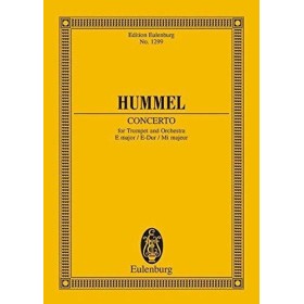 Hummel j.n. concierto para trompeta en mi mayor(study score)