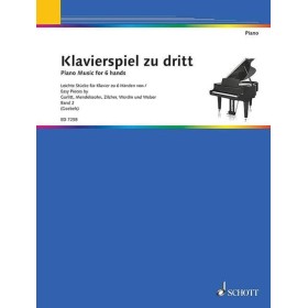 Vv.aa. klavierspiel zu dritt vol. 2 (piano 6 manos) edit. go