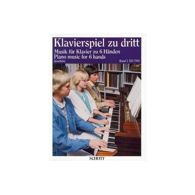 Vv.aa. klavierspiel zu dritt vol. 3 (piano 6 manos) edit. go