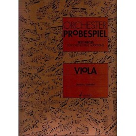 Orchester probespiel (repertorio orquestal) viola (schott)