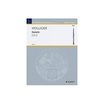 Holliger, h. sonata (1956/57) para oboe solo (ed. schott)