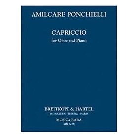 Ponchielli, a. capriccio para oboe y piano (ed. breitkopf)