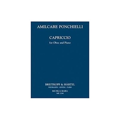 Ponchielli, a. capriccio para oboe y piano (ed. breitkopf)
