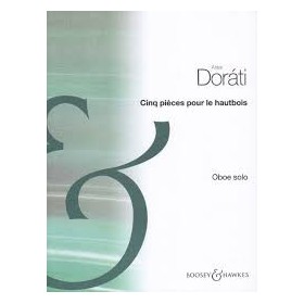 Dorati, a. 5 piezas para oboe solo (ed. boosey hawkes)
