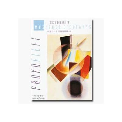 Prokofieff, musiques de enfants (piezas faciles para piano o