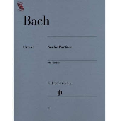 Bach j.s. partitas (6) urtex para piano (henle verlag)