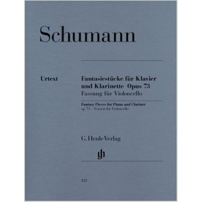 Schumann r. piezas de fantasia op.73 para cello y piano (ed.