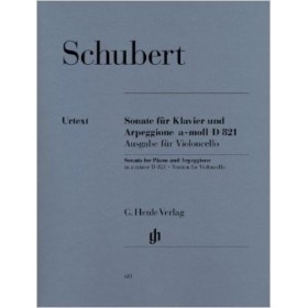 Schubert f. arpeggione sonata d 821 cello y piano (henle ver