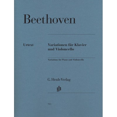 Beethoven. variaciones completas para violoncello y piano (h