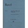 Ravel. sonata para violin y cello (henle verlag)
