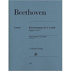 Beethoven, l.v. sonata en fam op. 2 nº 1 para piano (ed. henle verlag)