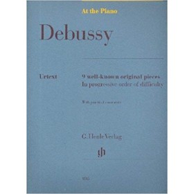 Debussy, c. 9 well-known original pieces para piano -at the piano-(ed. henle verlag)