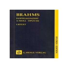 Brahms. doble concierto la mayor op. 102 (study score) (henl