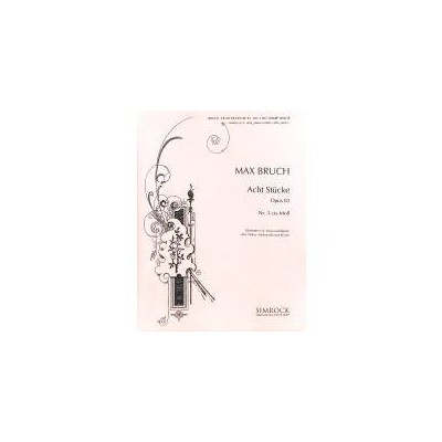 Bruch m. 8 piezas op. 83/3 (para clarinete, viola y piano)
