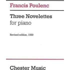 Poulenc, f. 3 noveletas para piano(chester music)