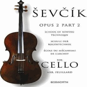 Sevcik. escuela del cello op. 2 nº 2: tecnica del arco (feui