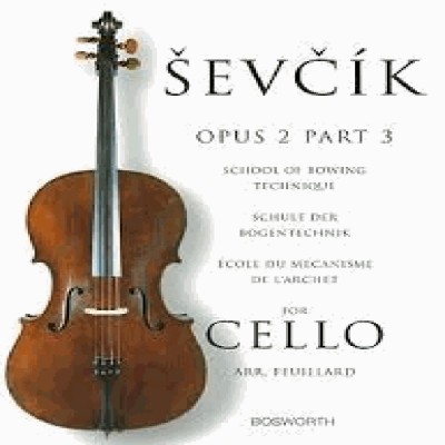Sevcik. escuela del cello op. 2 nº 3: tecnica del arco (feui
