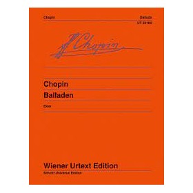 Chopin, Baladas (Ekier) para piano Urtext (Ed. Wiener)