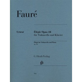 Faure g. elegia op. 24 para cello y piano (henle verlag)