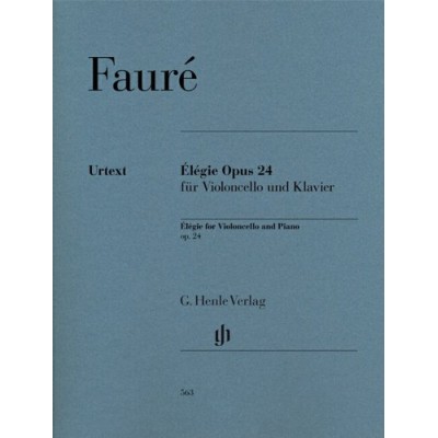 Faure g. elegia op. 24 para cello y piano (henle verlag)