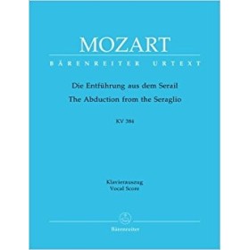 Mozart el rapto del serallo (canto y piano)