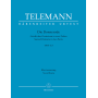 Telemann g.p. die donnerode (oratorio) twv 6:3 para voz y pi