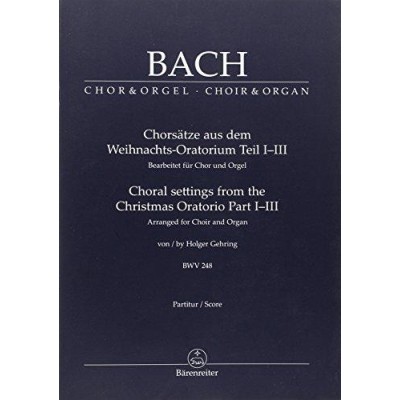 Bach j.s. oratorio de navidad bwv248 para coro y organo