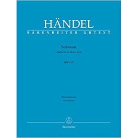 Haendel g.f. solomon. oratorio en 3 actos. piano y vocal sco