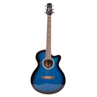 SL29CEQTBB - Guitarra Electroacustica Apx Azul  - Ashton