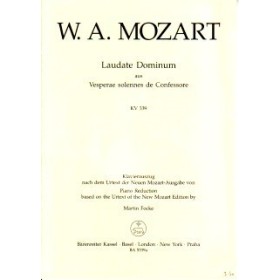 Mozart w.a. laudate dominum de "vesperae solennes de confess