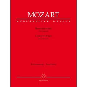 Mozart, w.a. arias de concierto para soprano y piano (ed. barenreiter)
