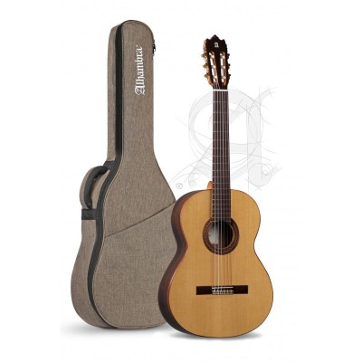 Guitarra clasica alhambra 4/4 2F c/golpeador + funda 9730