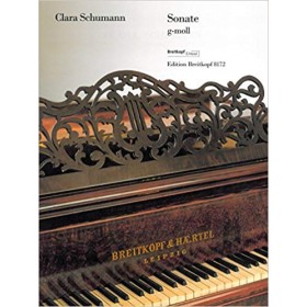 Schumann, c. sonata en sol m para piano ed. breitkopf