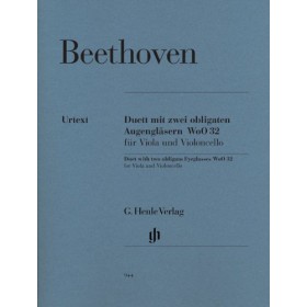 Beethoven. duet with two obligato eyeglasses woo 32 viola y cello. ed.henle verlag (urtext)