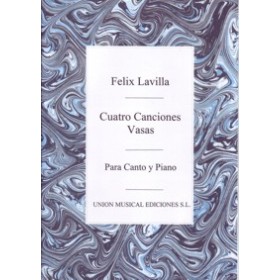 Lavilla f. cuatro canciones españolas (union musical ediciones s.l.