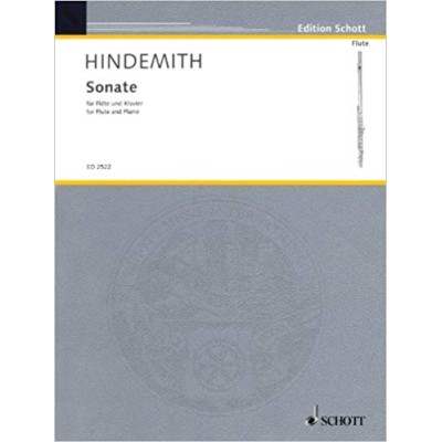 Hindemith p. sonata (1936) flauta y piano. edit.schott