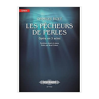 Bizet, g. les pecheurs de perles. canto y piano. urtext (ed. peters)