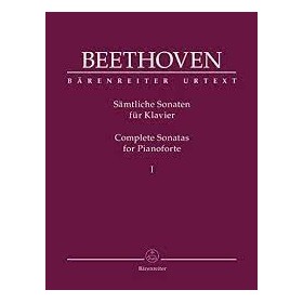 Beethoven, l.v. sonatas completas para piano vol. 1 (ed. barenreiter)