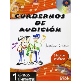Ibañez / Cursa. Cuadernos de audición 1º elem. (Profesor) CD