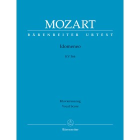 Mozart, Idomeneo KV366 Vocal Score. Ed.Barenreiter