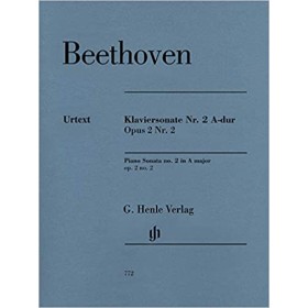 Beethoven. Piano Sonata Nr.2 en A major Opus2, Nr2  Edit.Henle Verlag