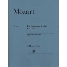 Mozart, w.a. sonata para piano do m k.279 (ed. henle verlag)