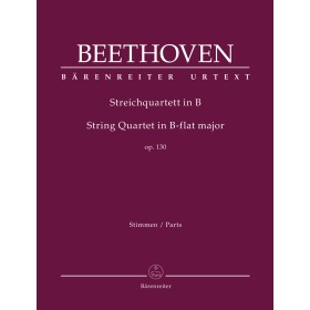 Beethoven, l.v. cuarteto de cuerdas en sib m op. 130 (ed. barenreiter)