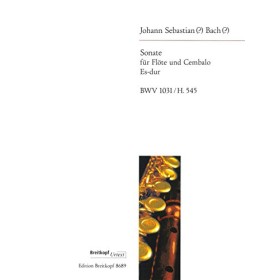 Bach, J. S. Sonata para flauta y piano BWV 1031 (Ed. Breitkopf)