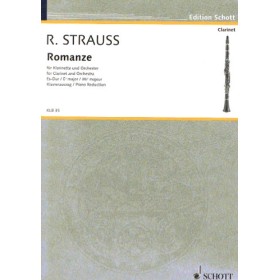 Strauss, Romanze op. AV 61 para clarinete y piano (Ed. Schott)