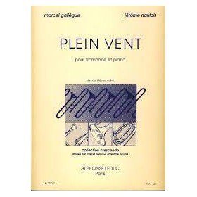 Galiegue / Naulais. Plein vent para trombon y piano (Ed. Leduc)