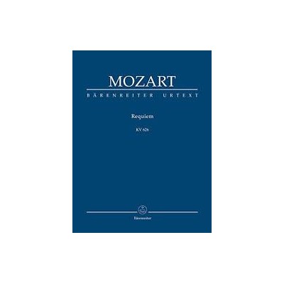Mozart, Requiem KV 626. Study Score. (Ed. Barenreiter)