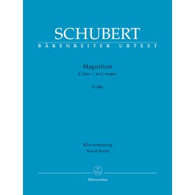 Schubert, Magnificat en Do M D486 para canto y piano (Barenreiter)